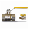 Кран шаровый для газа IVR152, бабочка, в/н 1/2''